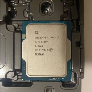 Intel i7-14700F Processor - Silver and Blue